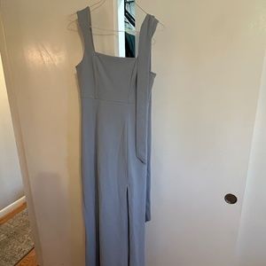 Show Me Your Mumu Paris Gown Steel Blue Stretch